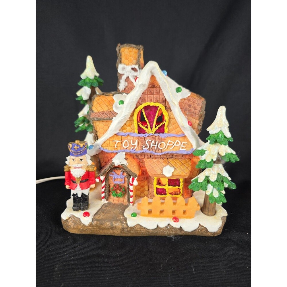 Christmas Around the World GINGERBREAD TOY SHOPPE Village House of Lloyd Working